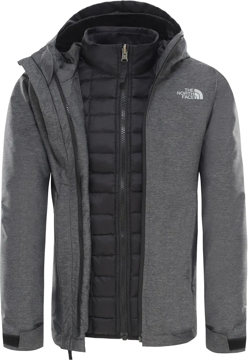 The North Face Boys ThermoBall Triclimate Jacket - TNF Medium Grey