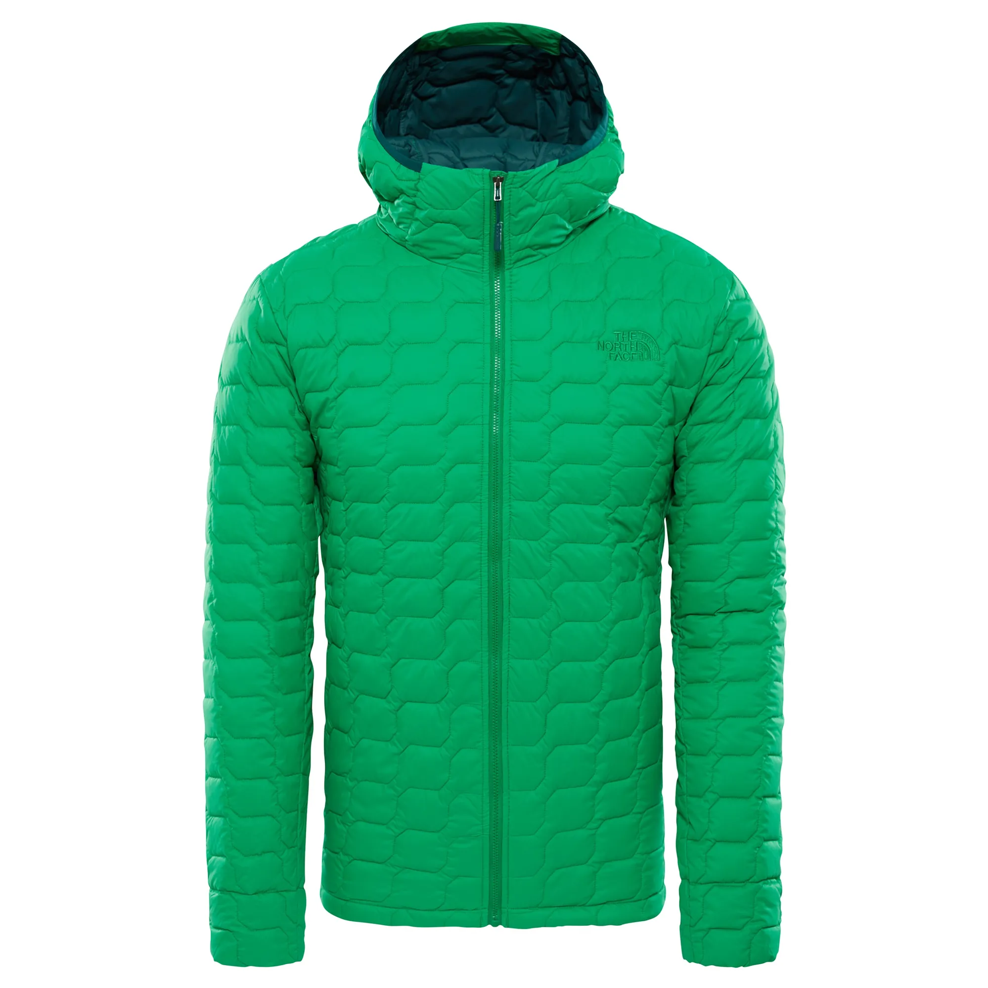 The North Face Mens ThermoBall Hoodie Primary Green