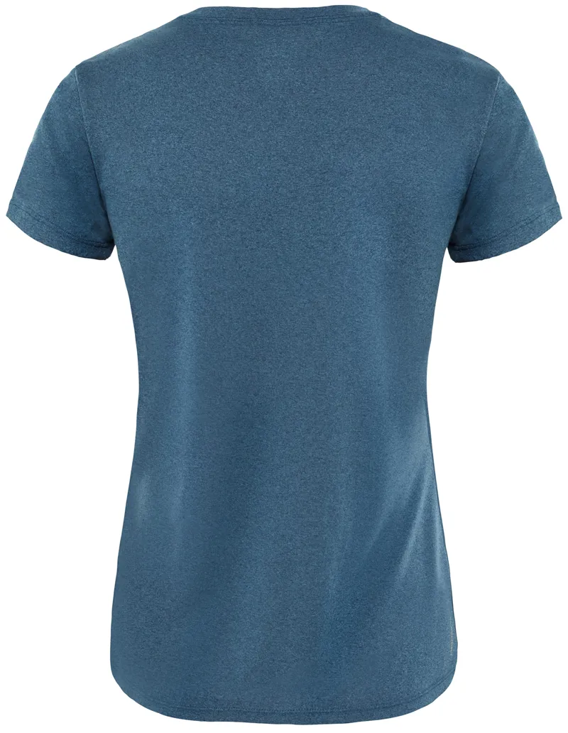 The North Face Womens Reaxion Amp Crew - Blue Wing Teal Heather-1