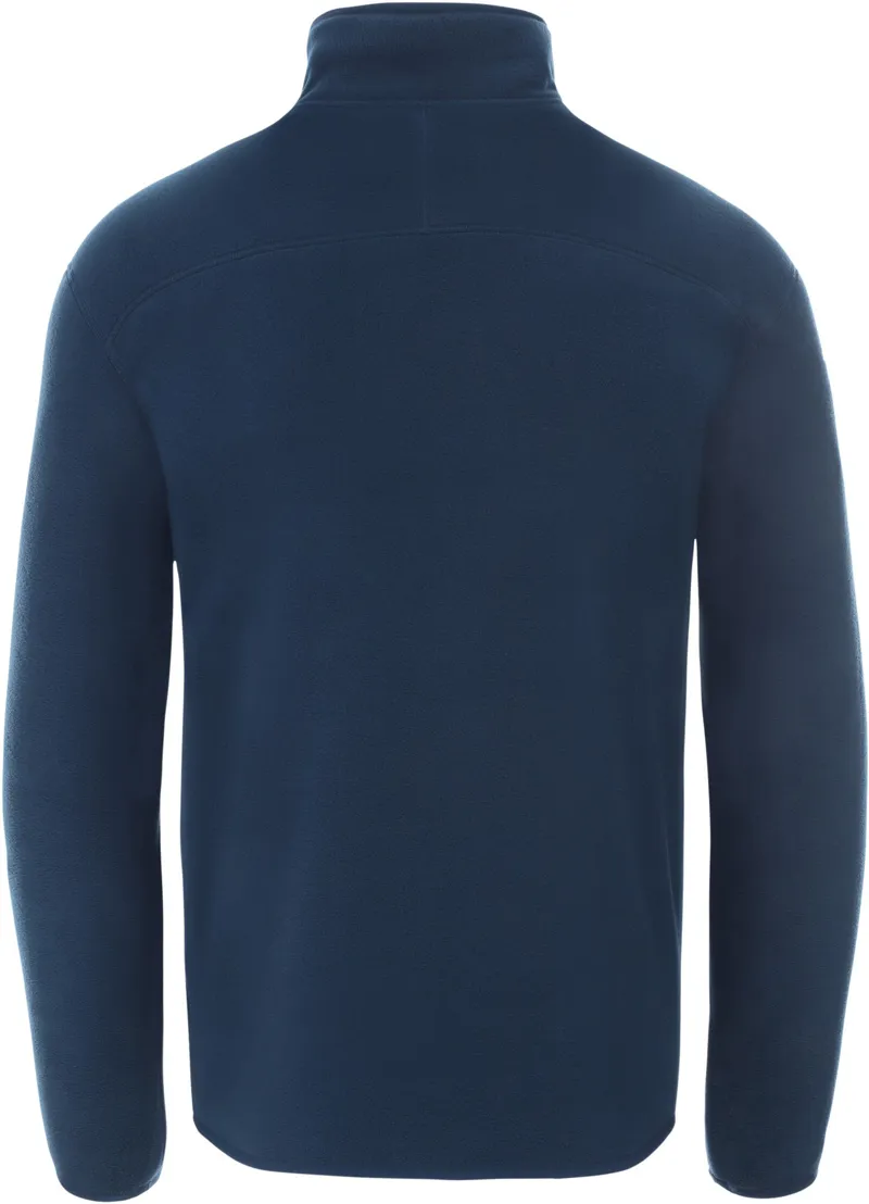 The North Face Mens 100 Glacier 1/4 Zip - Blue Wing Teal/ TNF White-1