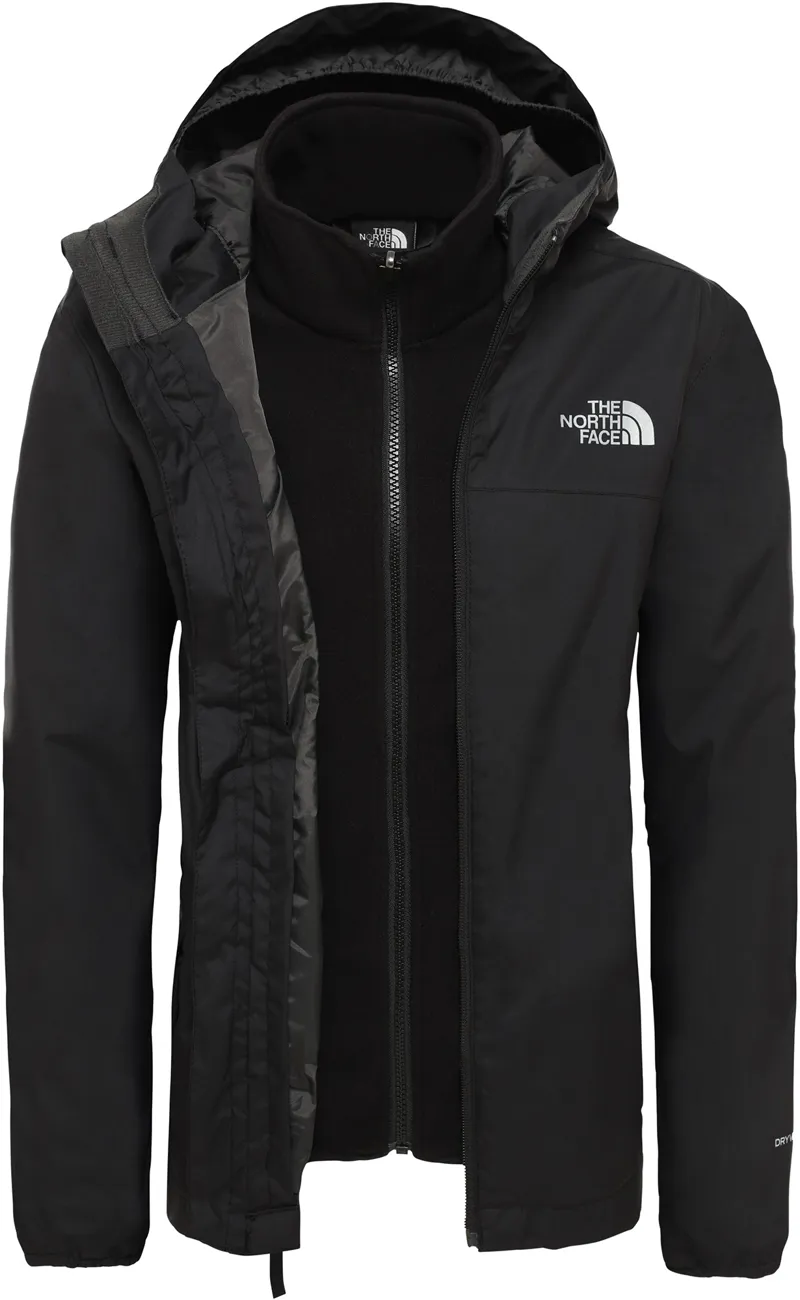 the north face boys elden rain triclimate jacket