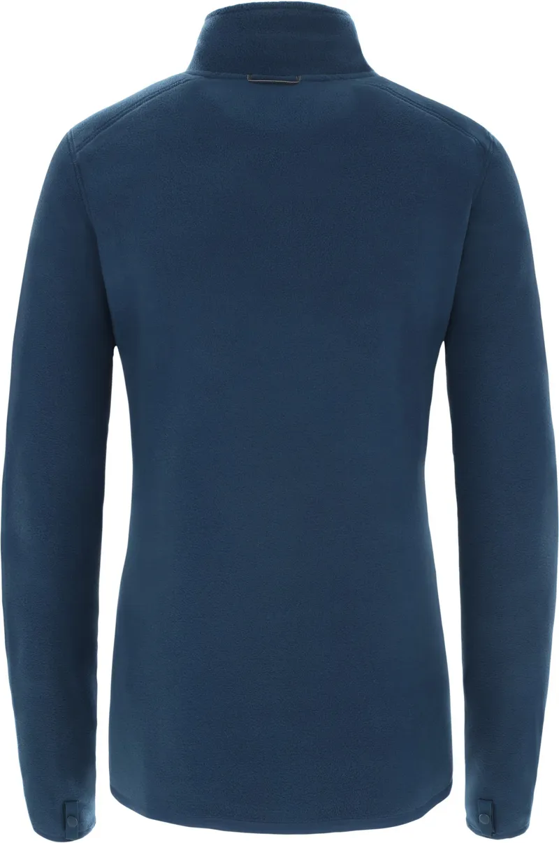The North Face Womens 100 Glacier Full Zip Fleece - Blue Wing Teal-1