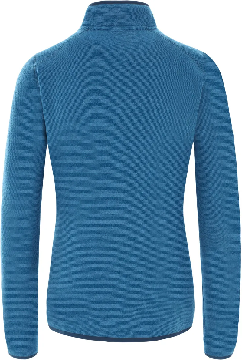 The North Face Womens 100 Glacier 1/4 Zip Fleece - Clear Lake Blue-1