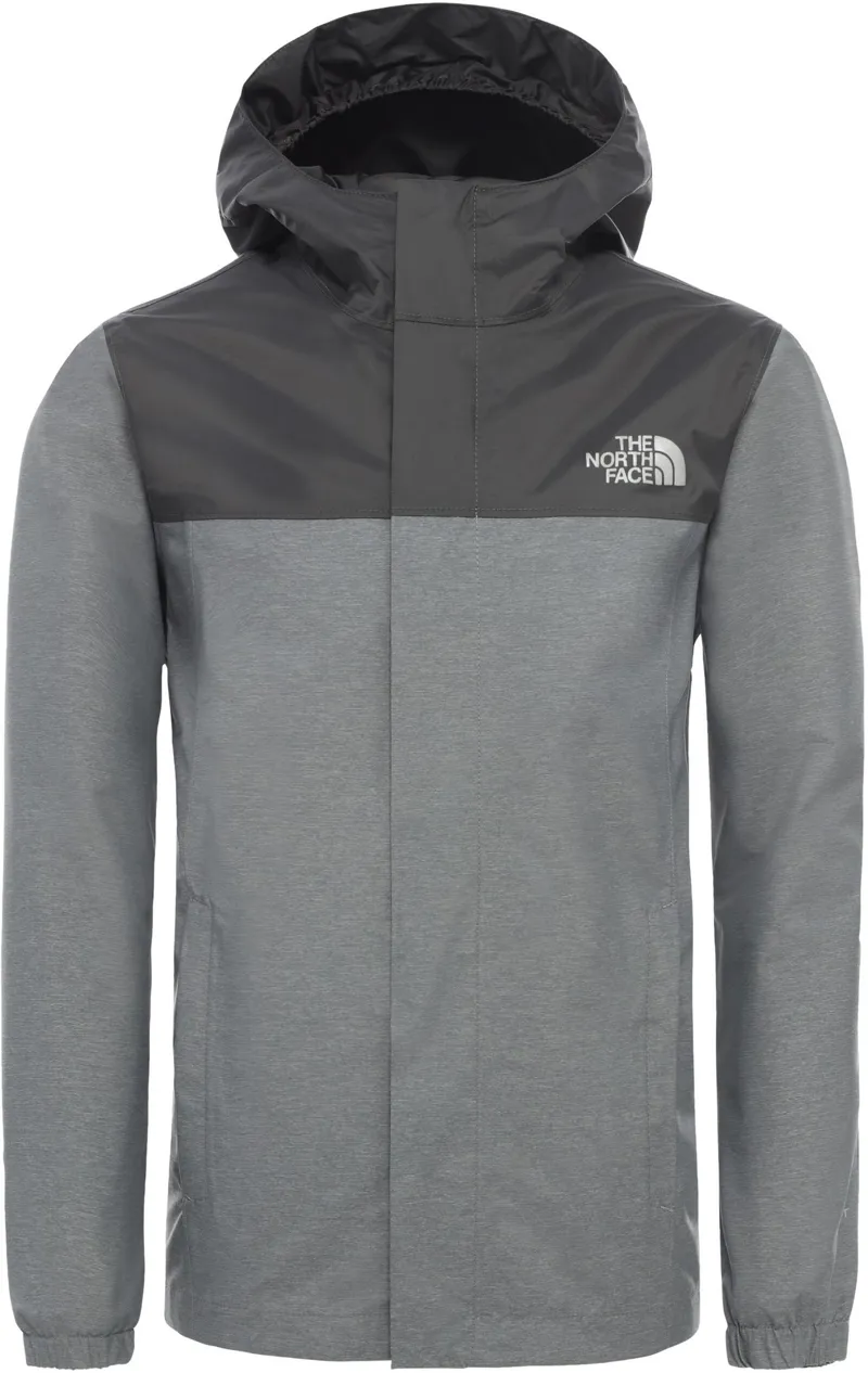 The North Face Boys Resolve Rain Jacket - TNF Medium Grey Heather