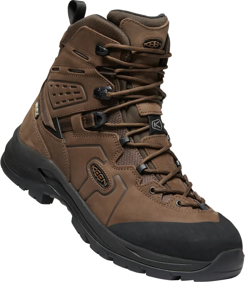 Keen Mens Karraig Waterproof Hiking Boot - Dark Earth/ Raven