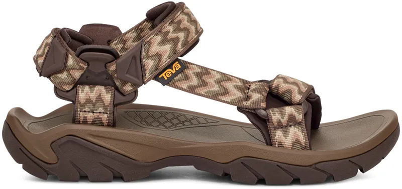 Teva Mens Terra Fi 5 Universal Sandal - Shifting Layers Teak-1