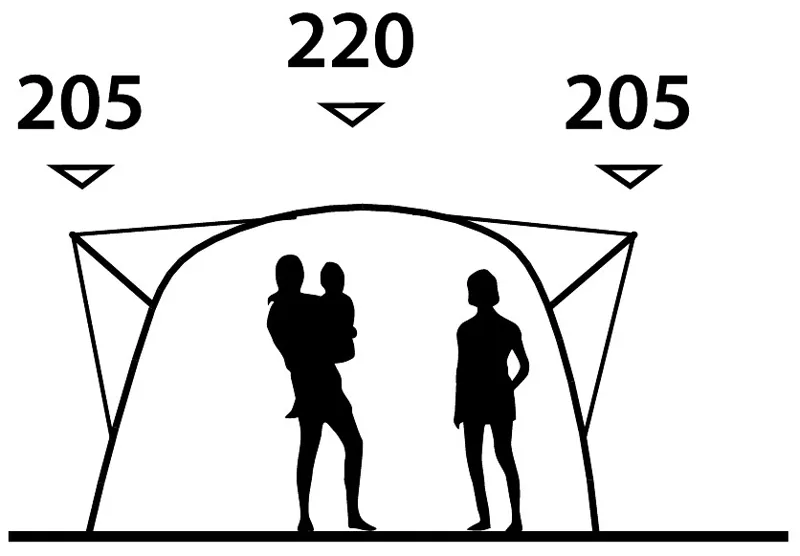 Outwell Milestone Pace Air Inflatable Awning - 2019 Model-3
