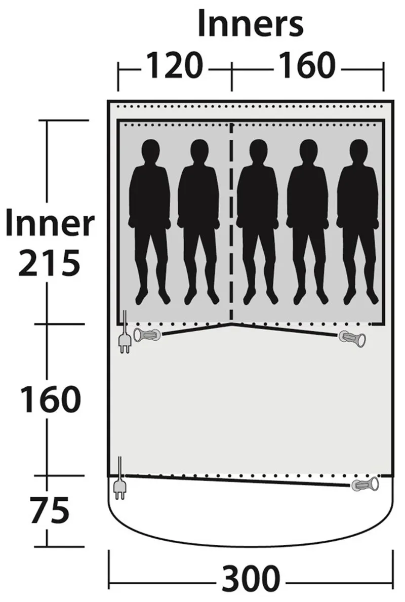 Outwell Demo Cedarville 5A Tent Package-5