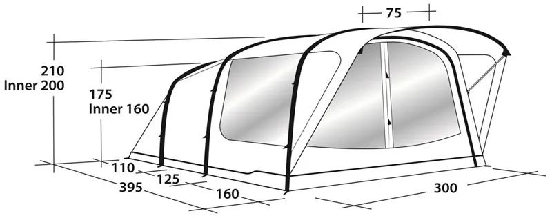 Outwell Demo Cedarville 5A Tent Package-4