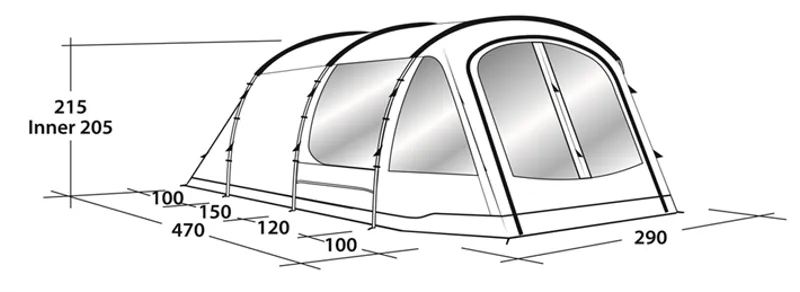 Outwell Demo Nevada 4P Tent-2