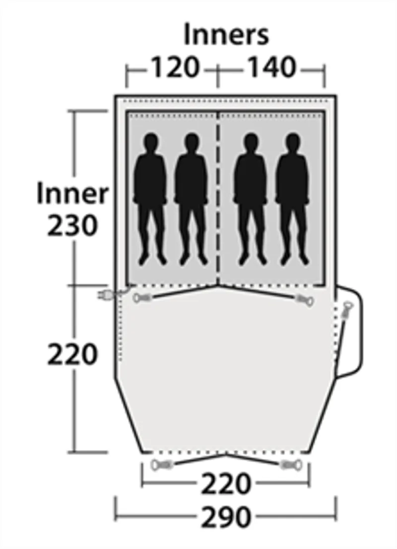 Outwell Demo Nevada 4P Tent-3