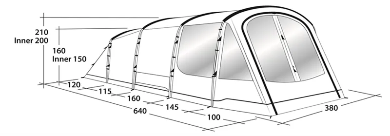 Outwell Demo Collingwood 6 Tent-2