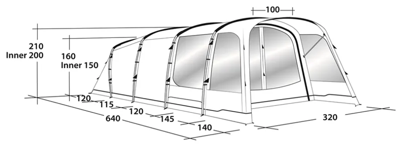 Outwell Demo Willwood 5 Tent-2