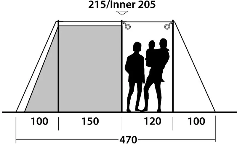 Outwell Nevada 4P Tent - 2020 Model-4