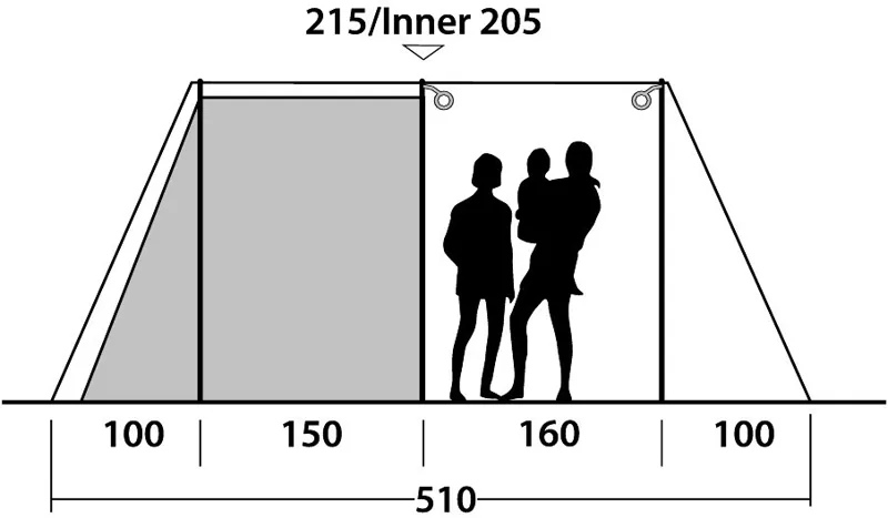 Outwell Nevada 5P Tent - 2020 Model-5