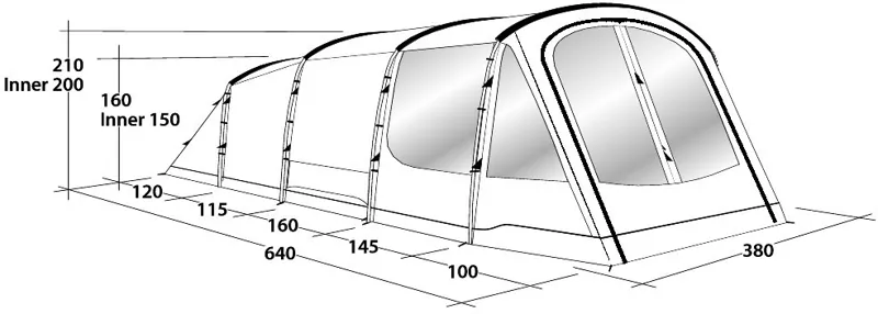 Outwell Collingwood 6 Tent - 2020 Model-2