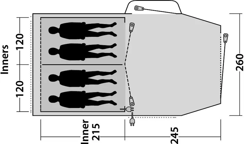 Outwell Dayton 4 Tent - 2020 Model-4