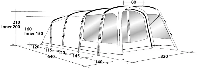 Outwell Willwood 5 Tent - 2020 Model-2