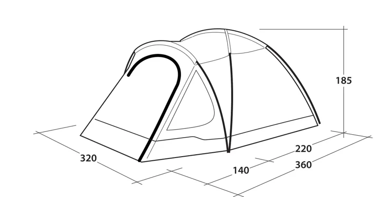 Outwell Cloud 5 Tent-2