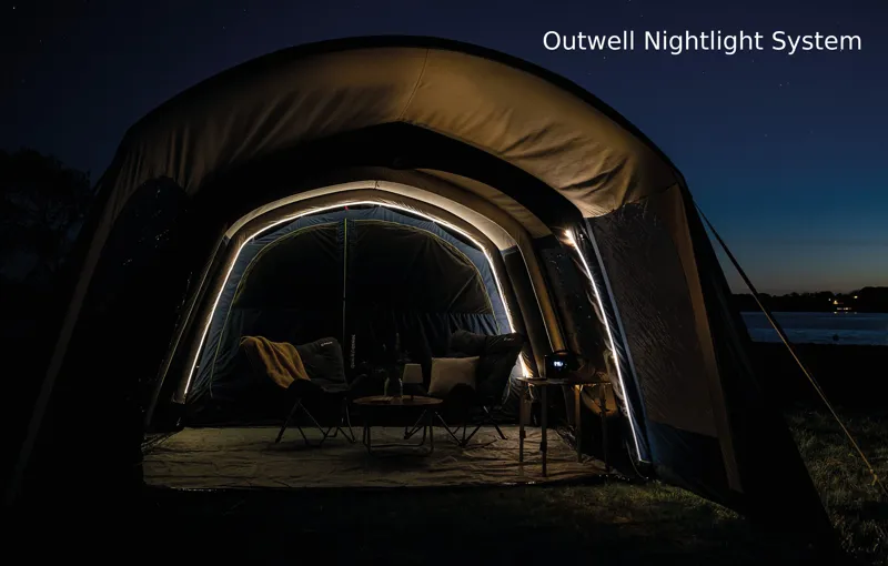 Outwell Wood Lake 5ATC Inflatable Tent - 2023 Model-12