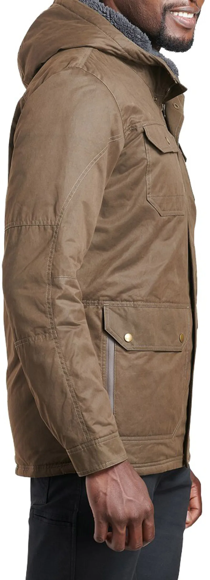 Kuhl Mens Fleece Lined Kollusion Jacket - Turkish Coffee-1