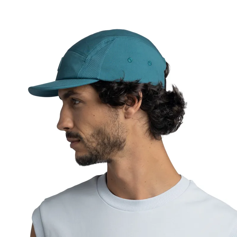 Buff 5 Panel Go Cap - Solid Teal-3