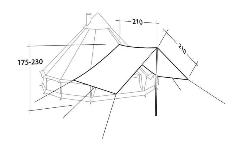 Robens Universal Porch Tarp-2