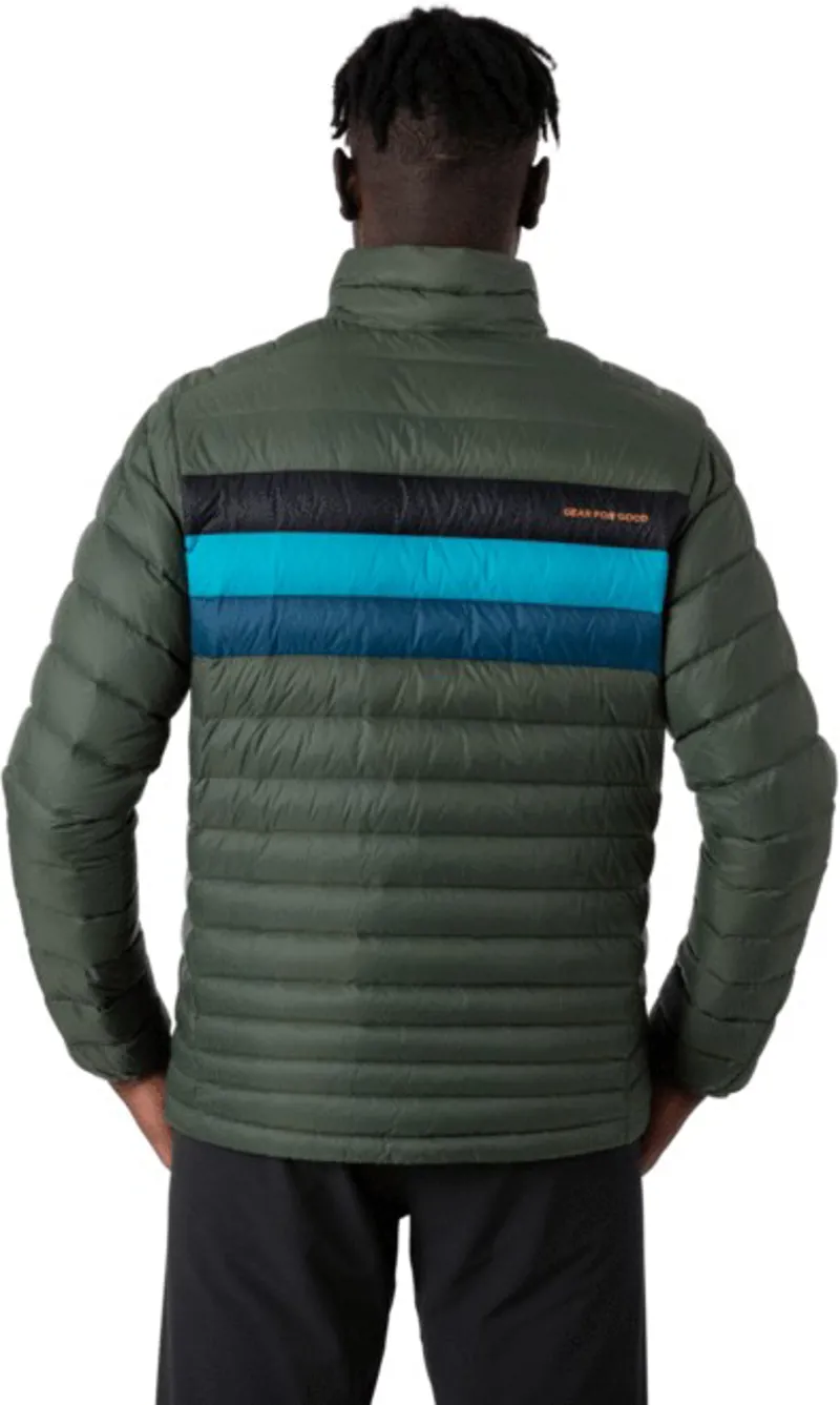 Cotopaxi Mens Fuego Down Jacket - Spruce Stripes-5