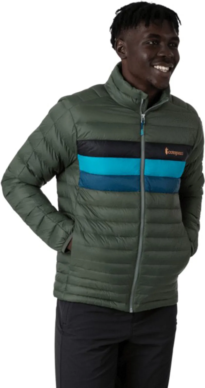 Cotopaxi Mens Fuego Down Jacket - Spruce Stripes-2