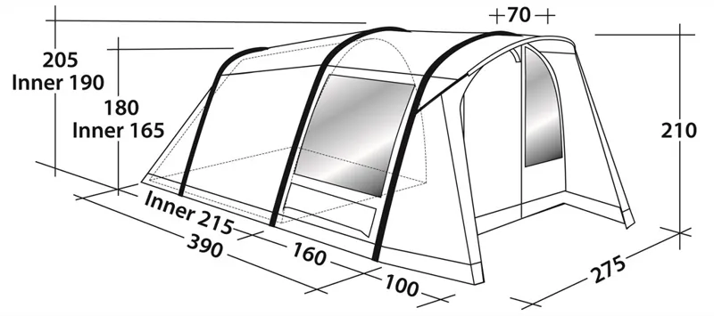 Robens Lookout 500 Inflatable Tent - 2020 Model-2