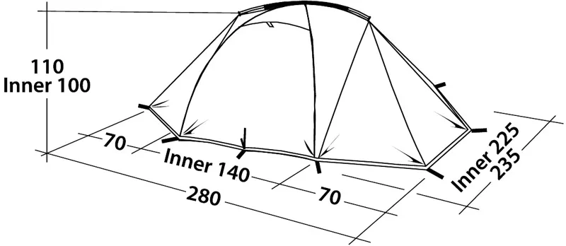 Robens Lodge 2 Tent - 2020 Model-2