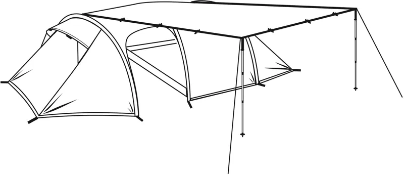 Robens Trail Tarp 3 x 3m-8