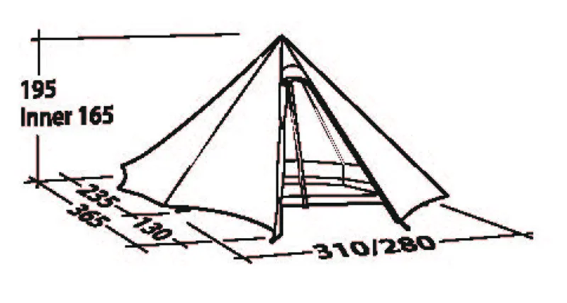 Robens Green Cone PRS Tipi Tent-3