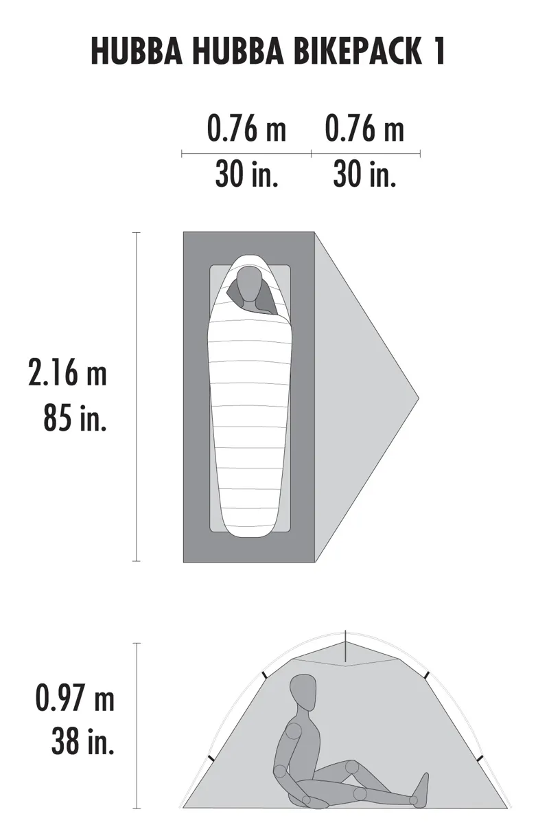 MSR Hubba Hubba Bikepack 1 Tent-2