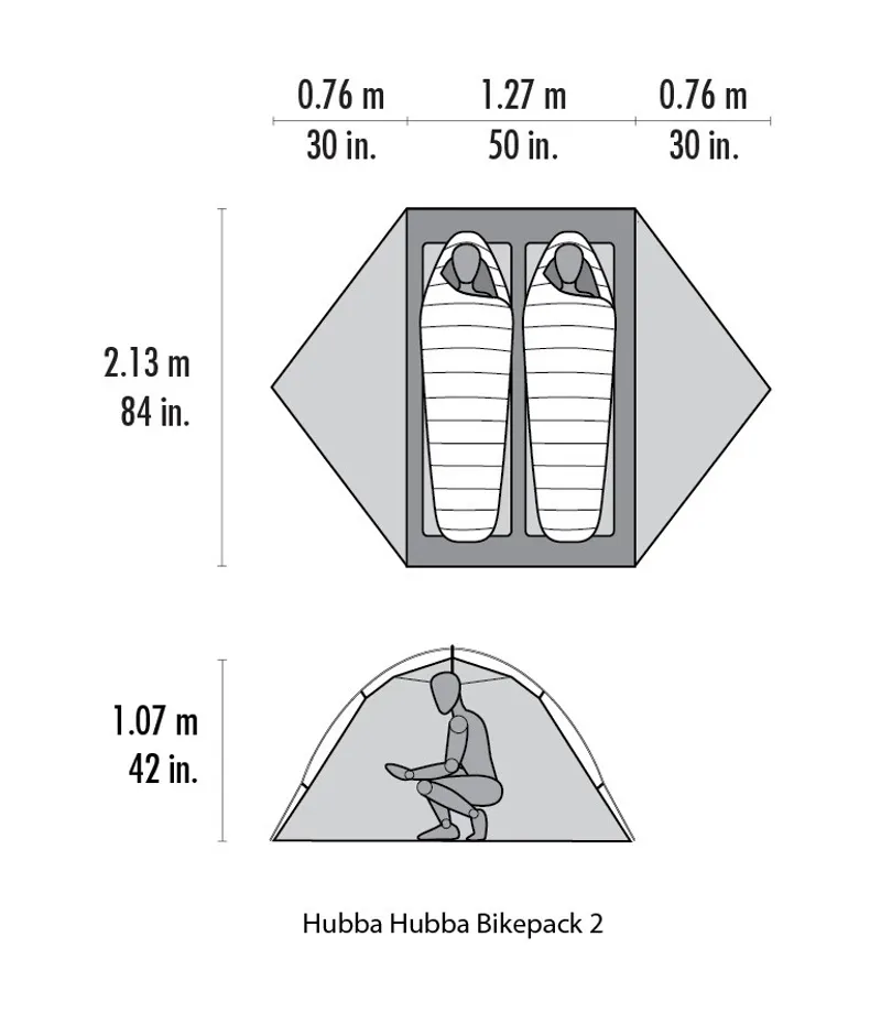 MSR Hubba Hubba Bikepack 2 Tent-1