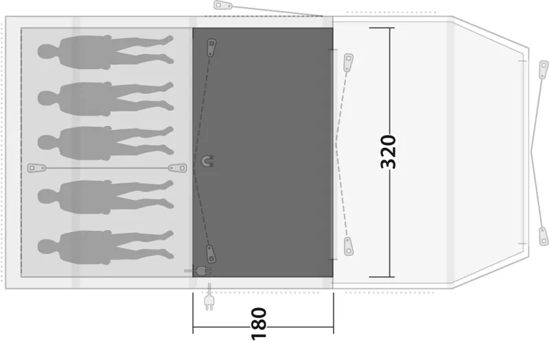 Outwell Stone Lake 5ATC Flat Woven Carpet - 2020 Model-5