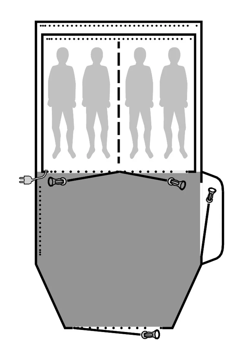 Outwell Dayton 4 Flat Woven Carpet - 2020 Model-5