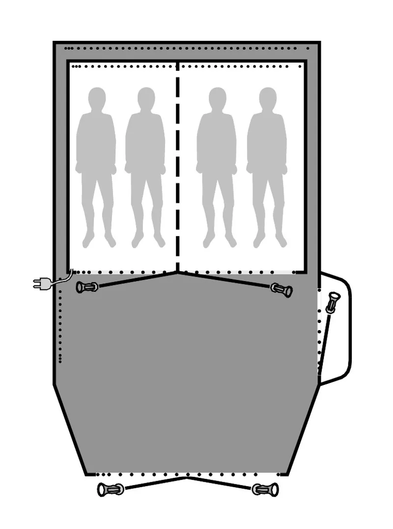 Outwell Nevada 4P Flat Woven Carpet - 2022 Model-5