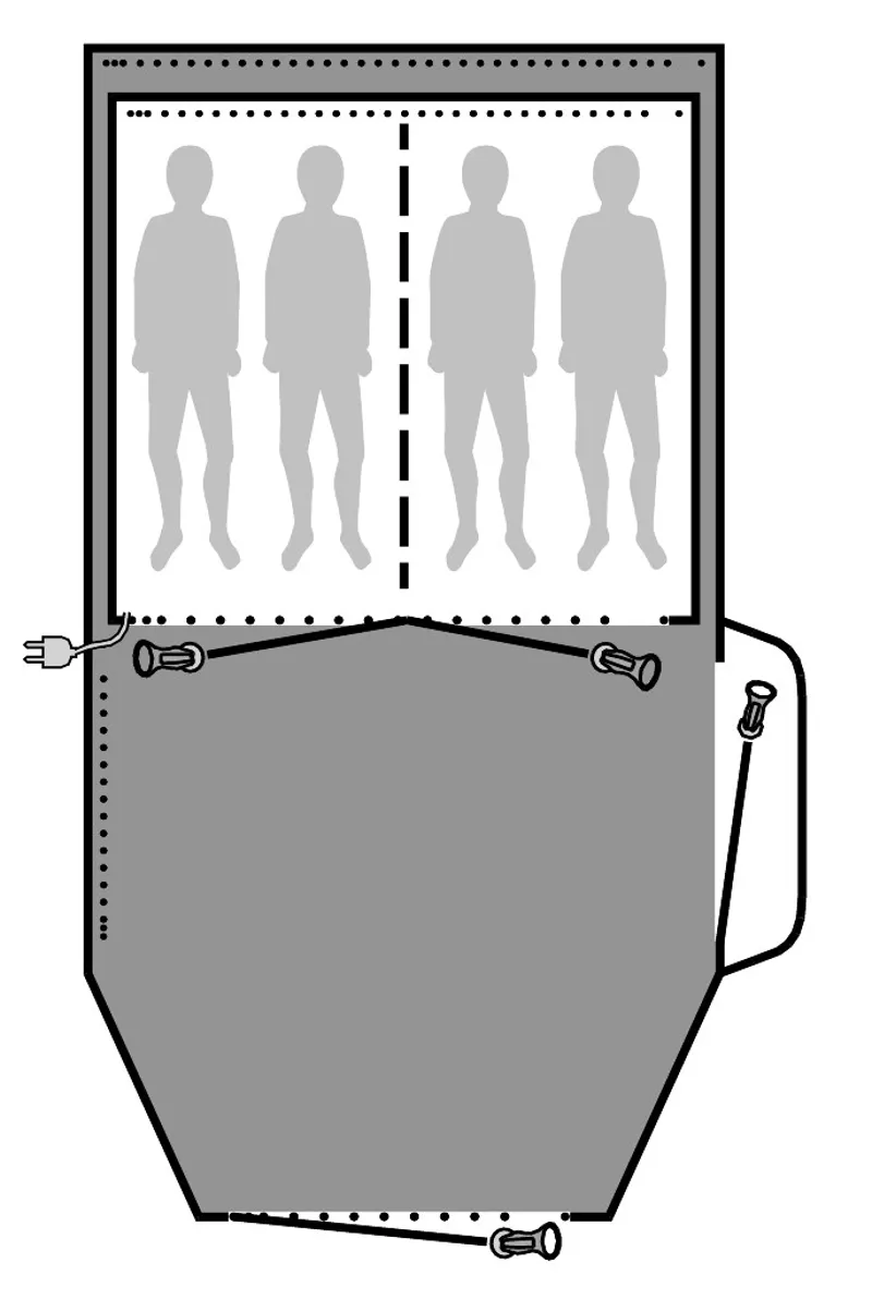 Outwell Dayton 4 Footprint - 2020 Model-1