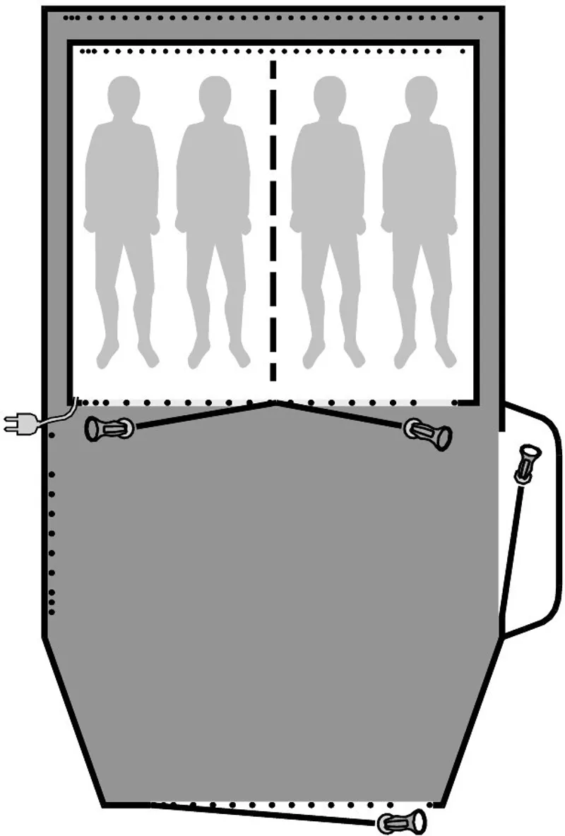 Outwell Rosedale 4PA Footprint - 2020 Model-1