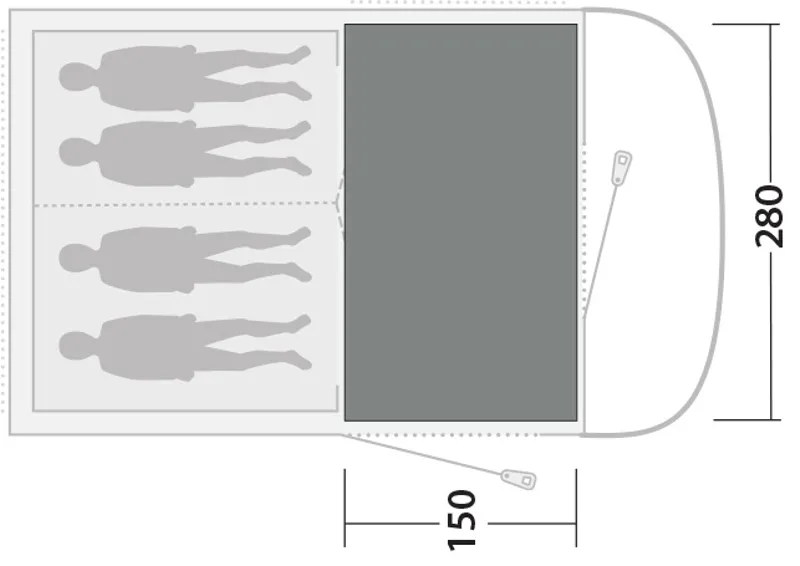 Outwell Sky 4 Cozy Carpet-1