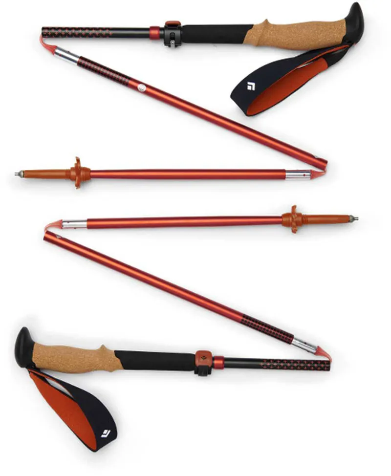 Black Diamond Pursuit FLZ Trekking Poles - Black-Octane - M/L-1