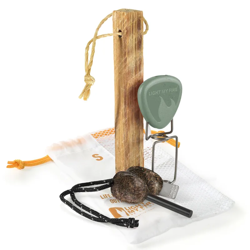 Light My Fire FireLighting Kit BIO - Sandy Green-Cocoshell