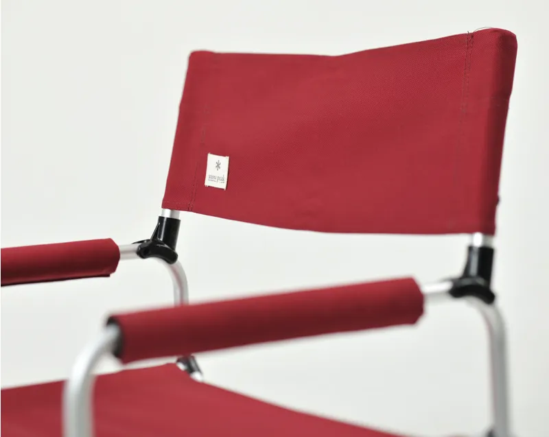 Snow Peak Folding Chair Wide - Red-2