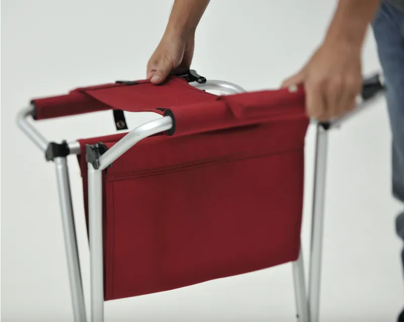 Snow Peak Folding Chair Wide - Red-5