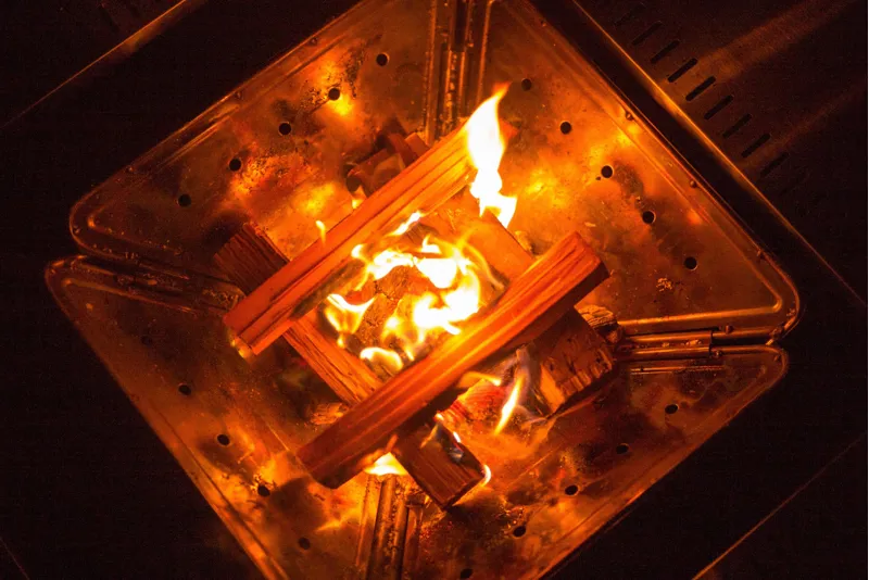 Snow Peak Pack and Carry Fireplace - L-8