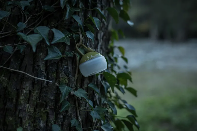 Snow Peak Mini Hozuki Lantern - Moss-7