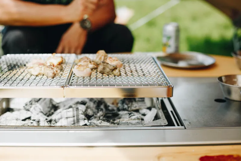 Snow Peak Fireplace Grill  - L-10