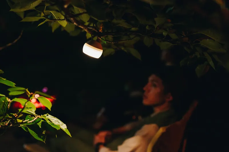 Snow Peak Mini Hozuki Lantern - Bark-12