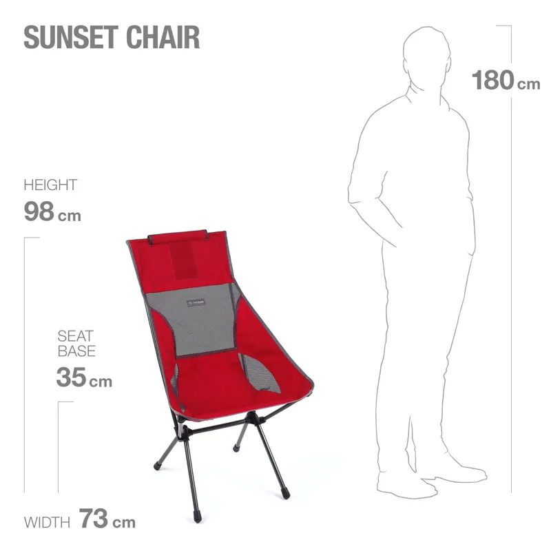 Helinox Sunset Chair - Scarlet-Iron Block-4